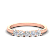 half-carat-cushion-5-stone-diamond-wedding-band-in-rose-gold-fdwb8008cusleep-0.50ct-nl-rg?v=1773294908